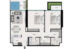 2 bedroom apartment